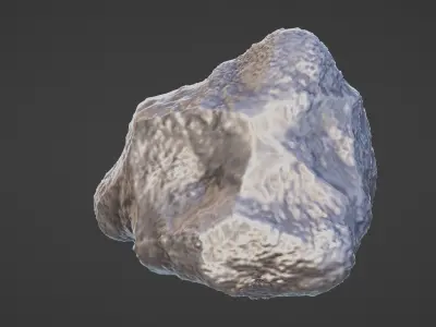 Asteroid moon rock Free 3D print model