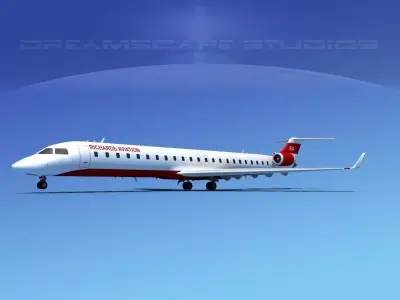 Bombardier CRJ900 Richards Aviation 3D model