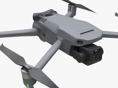 High Detailed 3d model of DJI Mavic 3 3D model