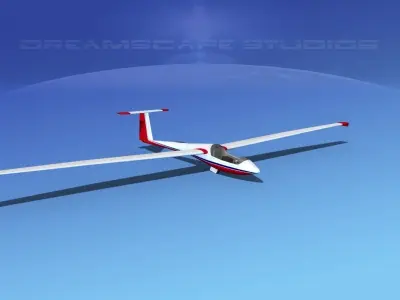 Centrair C-101 Pegase V03 Low-poly 3D model