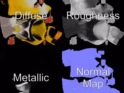 Vivid Finch Bird model pack Low-poly 3D model