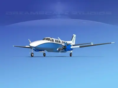 Beechcraft B99 Bar Harbor 3D model