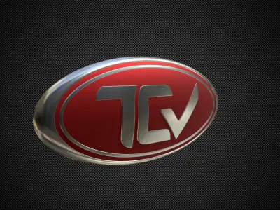 tcv logo 3D model