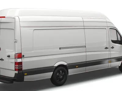 Mercedes Sprinter Cargo Van L4H3 2018 3D model