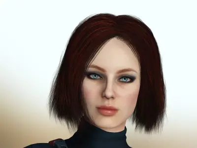 The secret operative agent Rebel Low-poly 3D model