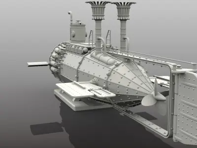 U-Boot U2 3D model