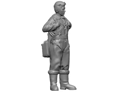 Soviet Pilot 3D print model