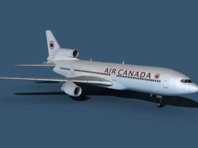 Lockheed L-1011-50  Air Canada 4 3D model