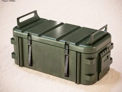Military Weapon Crate V2 PBR Low-poly 3D model