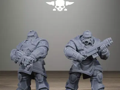 Grimguard Skull Wardens 3D print model