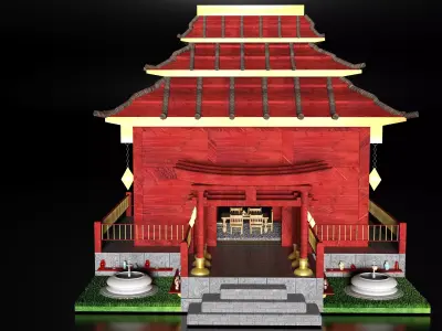 Templo Japons - japanese temple Free 3D model