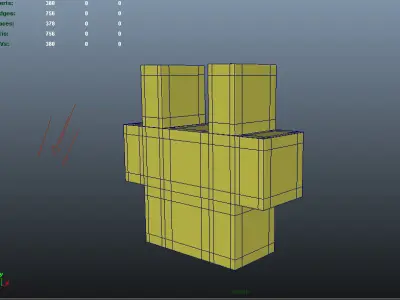 Soft Blocks 2 AAA Low-poly 3D model