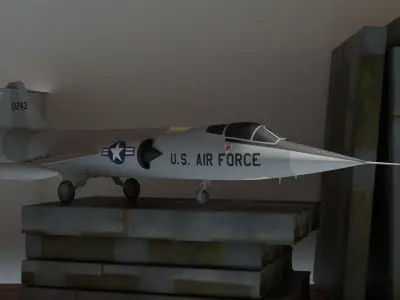 Living Room and Collectible items 3D model