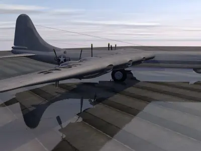 Convair XB-36 Peacemaker 3D model