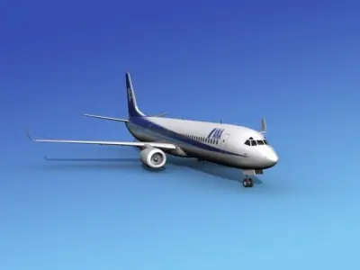 Boeing 737-900ER All Nippon 3D model