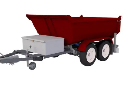 Tipper Trailer 3D model