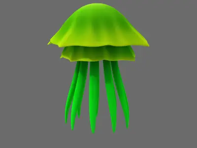 Cartoon Jellyfish 3D model