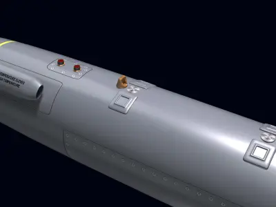 Electronic Support Jammer for Rafale 3D model