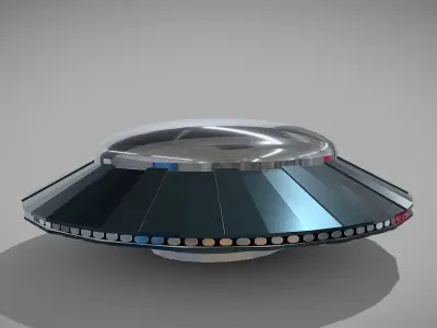 Unidentified Flying Object 3D model purchase