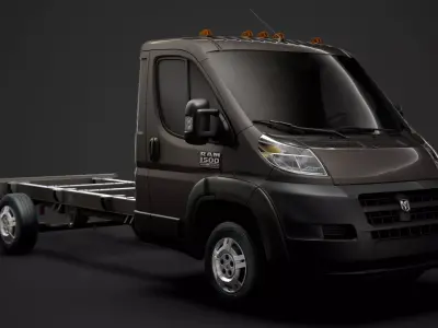 Ram Promaster Chassis Truck Single Cab 4035 WB 2019 3D model