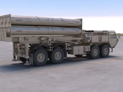 THAAD Missile System 3D model