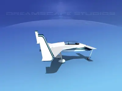 Rutan VariEze V08 3D model
