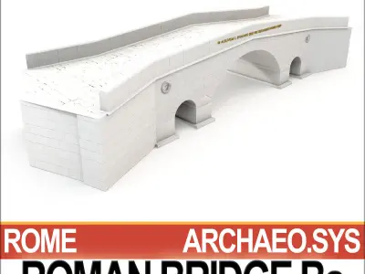 Roman Bridge Ba 3D model