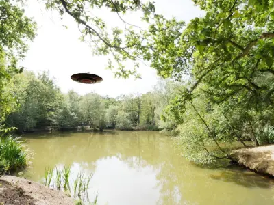 Bob Lazar UFO Flying Saucer Low-poly 3D model