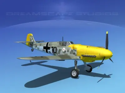 Messerschmitt BF-109 V03 3D model
