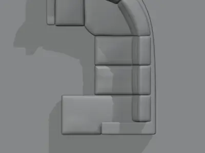 Sofa-2 sofa Free 3D model