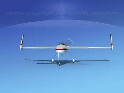 Rutan VariEze V19 3D model