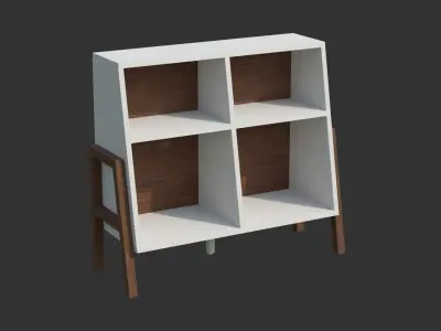 Modern Cabinet Pack Free low-poly 3D model