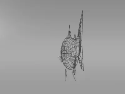 Salmon Fish Low-poly 3D model