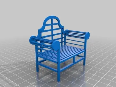 Lutyens bench Free 3D print model