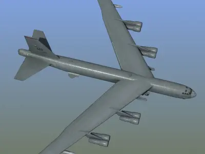B52 Stratofortress Bomber 3D model