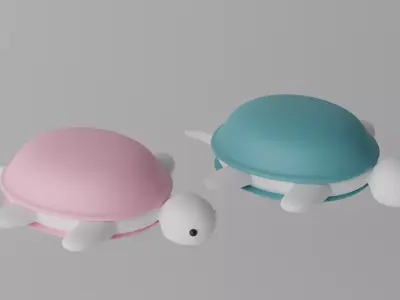 Cartoon Turtle 3D model
