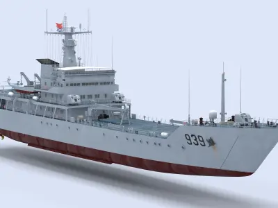 Type-072III Landing Ship 3D model
