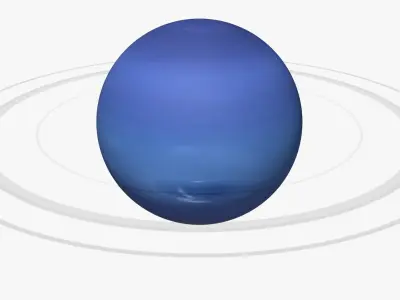 Neptune Planet 3D model