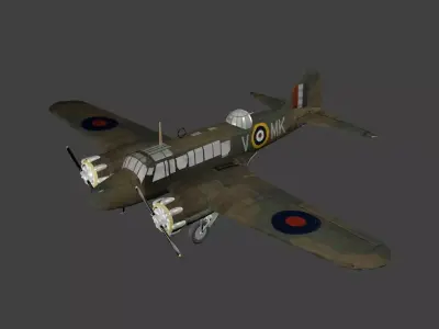 Avro Anson 3D model