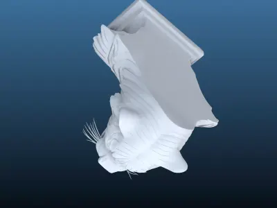 Guardian Cybernetic Beast Tiger Bust PM-178 3D print model