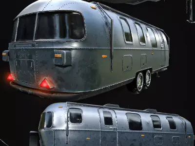 trailer airstream Free 3D model