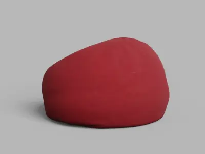 Bean chair  Free low-poly 3D model