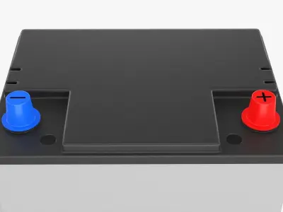 Car battery 02 3D model