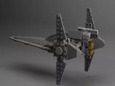 Imperial V-wing Starfighter 3D model