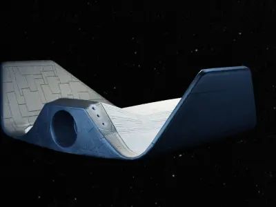 Spcaceship Concept 3D model