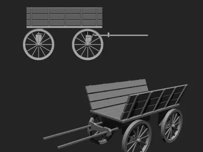 Medieval Objects Imm Brush Pack 10 in one Vol 3 3D model