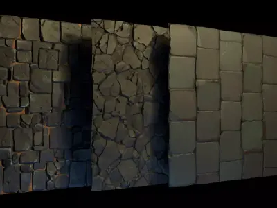 Stylized Dungeon Texture Pack Free 3D model
