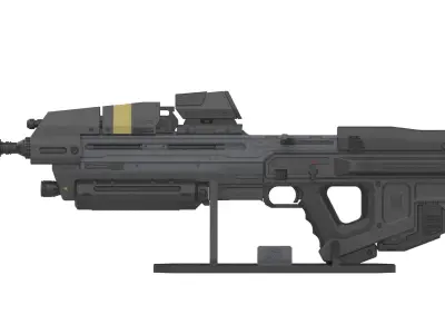 MA40 Blaster - Halo - Commercial - Printable model - STL 3D print model