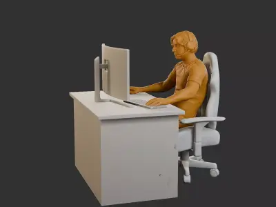Video Game Player VGP1 008 3D print model
