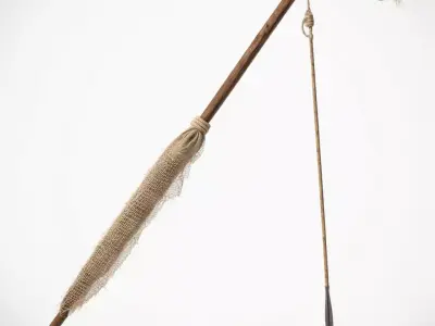 Primitive Fishing Hunting Spear 3D model